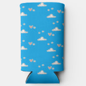 Harten en wolken op blauw (Voorkant)