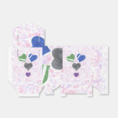 "Harten" Favor Doos Bedankdoosjes (Uitgevouwen)