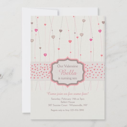 Harten Galore Uitnodiging (Voorkant)