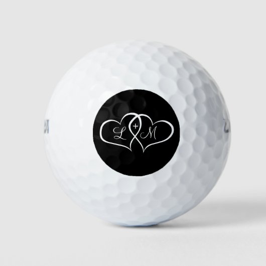 Harten gepersonaliseerde golfballen (Voorkant)
