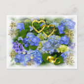 HARTEN & HYDRANGES ~ BRIEFKAART (Voorkant)