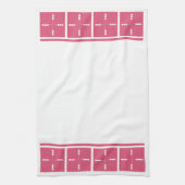 Harten in alle richtingen theedoek (Verticaal)