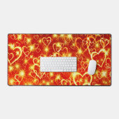 Harten in brand bureaumat (Keyboard & Muis)