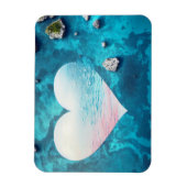 Harten in de Ocean Magnet Magneet (Verticaal)