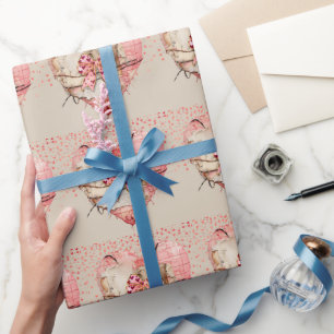 Harten in gevangenschap cadeaupapier