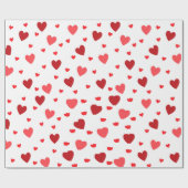 Harten in harmonie cadeaupapier (Vlak)