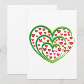 Harten in harten kaart (Voorkant / Achterkant)