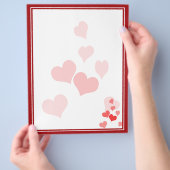 Harten in het midden flyer (Hand)