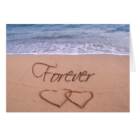 Harten in het zand voor altijd (Voorkant Horizontaal)