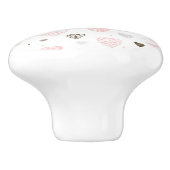 Harten keramische knop (Zijkant)