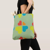 Harten kruis tote bag (Dichtbij)