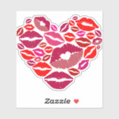 Harten Kussen Sticker (Vel)