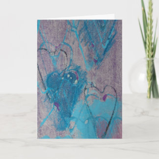 Harten Mixed Media, Verjaardag Kaart