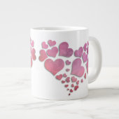 Harten * Mok liefdeskoffie - Harten - Persoonlijk  (Voorkant rechts)