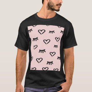 Harten & Ogen: Grunge schets T-shirt