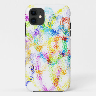 Harten onder glas iPhone 11 hoesje