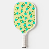 Harten Ontwerp Pickle Ball Paddle (Achterkant)