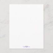 Harten op het strand Save the Date kaart (Achterkant)