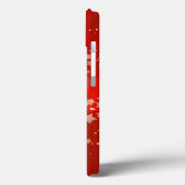 Harten op rode achtergrond Case-Mate iPhone case (Achterkant / Links)