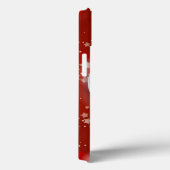 Harten op rode achtergrond Case-Mate iPhone case (Achterkant / Rechts)