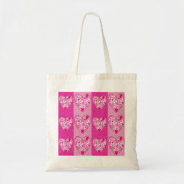 Harten patchwork - Moederdag cadeau Tote Bag