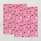 Harten Patroon 27 Notitiekaartje (Voorkant / Achterkant)