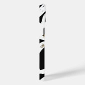 Harten Pattern en Golden Folie iPhone Hoesje (Rechterkant)