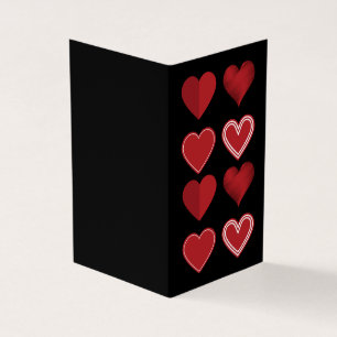 Harten Platonische Valentijn Notecard 25pk Kaart