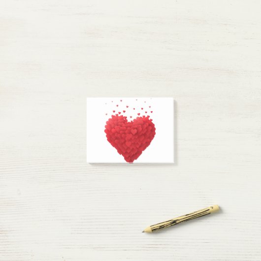 Harten Post-it® Notes (Op bureau)