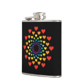 Harten rond harten heupfles (Links)