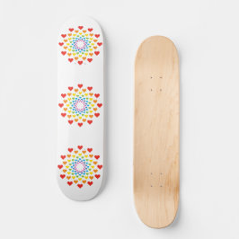 Harten rond harten skateboard