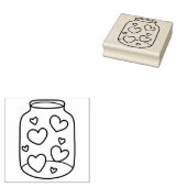 Harten Rubberstempel (Gestempeld)
