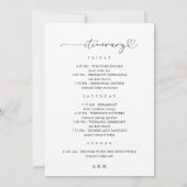 Harten Script Trouw Welkomstbrief Route kaart (Achterkant)