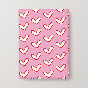 Harten Sleutelhanger met "liefde" Button
