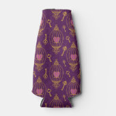 Harten-sleutels-patroon Flesjeskoeler (Voorkant)