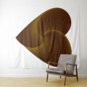 Harten Spiraal Tapijt Wandkleed (In Situ (horizontaal))