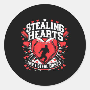 Harten stelen zoals ik bassen steel, grappig honkb ronde sticker