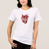 Harten Tri-Blend Shirt (Voorkant)