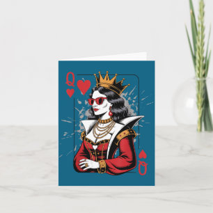 Harten Valentijnskaart Koningin Card Wonder Kaart