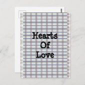 harten van de liefde briefkaart (Voorkant / Achterkant)