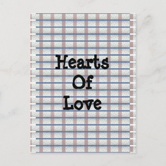 harten van de liefde briefkaart (Voorkant)