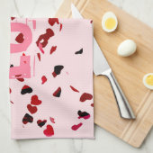 harten van de liefde theedoek (Quarter Fold)