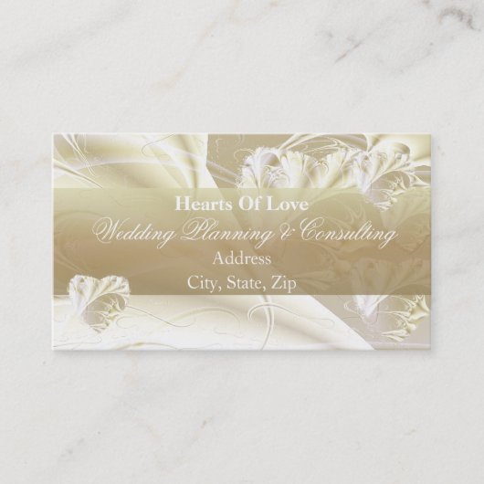 harten van de liefde visitekaartje (Voorkant)