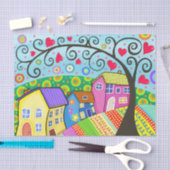 Harten van de liefdesbuurt! tissue papier (Craft)