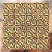 Harten van goud raamsticker (Vel 2)