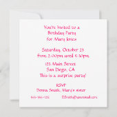 Harten van liefdesquilt kaart (Achterkant)