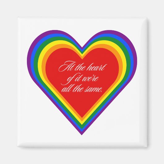 Harten van trots magneet (Voorkant)