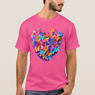Harten Vlinder Mode Met Een Magische Touch T-shirt
