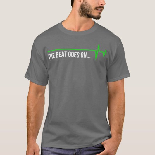 Hartenaanval overlevingsmiddel - de Beat krijgt ee T-shirt (Voorkant)