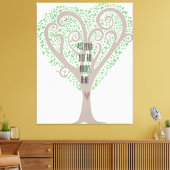 Hartenboom Canvas Afdruk (Insitu (Woonkamer))